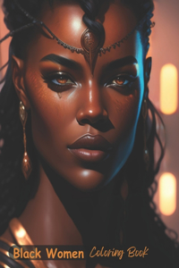Black Women Coloring Book