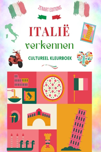 Italië verkennen - Cultureel kleurboek - Klassieke en hedendaagse creatieve ontwerpen van Italiaanse symbolen