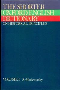 The Shorter Oxford English Dictionary (Plain)