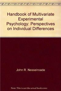 Handbook of Multivariate Experimental Psychology