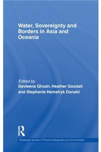 Water, Sovereignty and Borders in Asia and Oceania