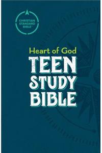 CSB Heart of God Teen Study Bible, Hardcover