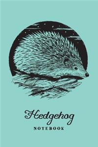 Hedgehog Notebook. Blank Lined Journal for Writing and Note Taking.