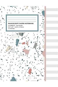 Manuscript Paper Notebook