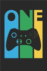 Gaming Notebook for 1 Year Old Boys and Girls - Colorful Gaming Journal - 1st Birthday Gift for Gamer Diary