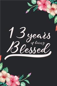 Blessed 13th Birthday Journal