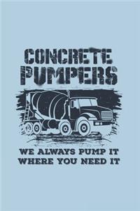 Concrete Pumpers We Always Pump It Where You Need It