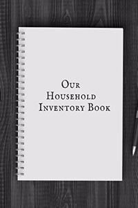 Our Household Inventory Book