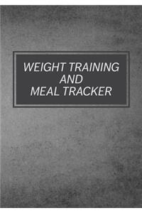 Weight Training And Meal Tracker