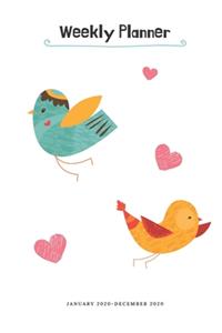 Weekly Planner January 2020 - December 2020