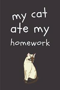 My Cat Ate My Homework