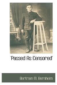 'Passed as Censored'