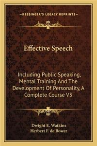 Effective Speech