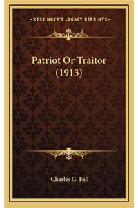 Patriot or Traitor (1913)