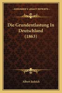 Grundentlastung In Deutschland (1863)