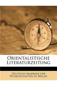 Orientalistische Literaturzeitung
