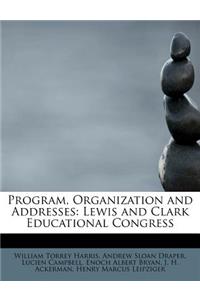Program, Organization and Addresses