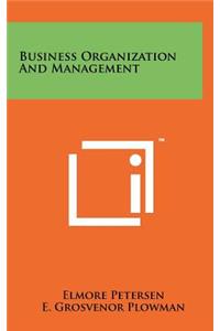 Business Organization and Management