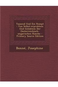 Tausend Und Ein Rezept