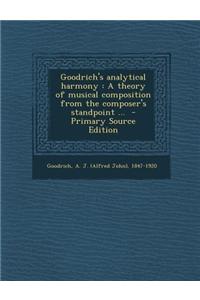 Goodrich's Analytical Harmony