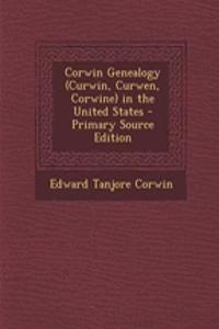 Corwin Genealogy (Curwin, Curwen, Corwine) in the United States
