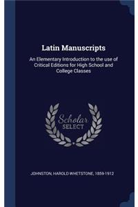 Latin Manuscripts