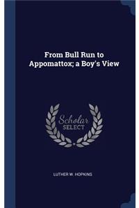 From Bull Run to Appomattox; a Boy's View