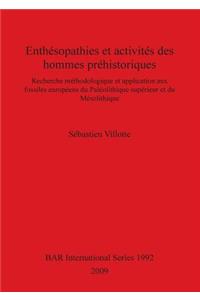 Enthésopathies et activités des hommes préhistoriques