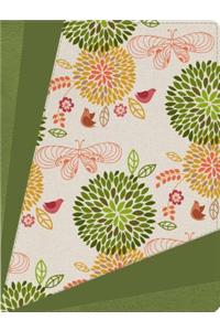 Apologetics Study Bible For Students, Grass Green/Flowers
