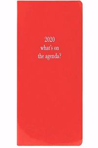 GLOSSY RED 2020 LEATHERETTE PLANNER