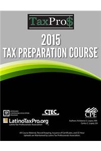 Taxpro$ 2015 Tax Preparation Course