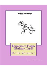 Bergamasco Happy Birthday Cards