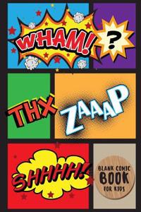 Blank Comic Book: 7 by 10 Over 100 Pages - 6 Panel Jagged Comic Template - Drawing Your Own Comic Book Journal Notebook (Blank Comic Boo