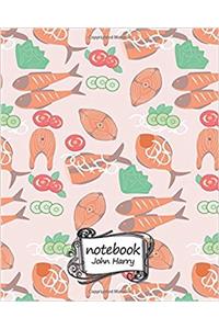 Fish Pattern 2 Notebook