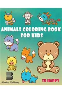 Animals Coloring Book For Kids