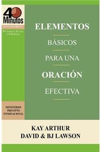 Elementos Basicos Para Una Oracion Efectiva / The Essentials of Effective Prayer (40 Minute Bible Studies)