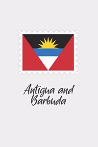 Antigua and Barbuda flag minimalist notebook