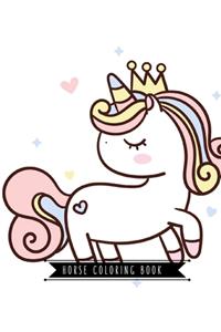 Horse Coloring Book