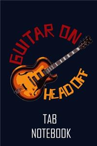 Guitartab Notebook - 100 Pages