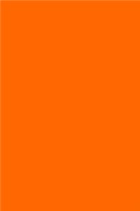 2020 Daily Planner Safety Orange Color Simple Plain Safety Orange 388 Pages