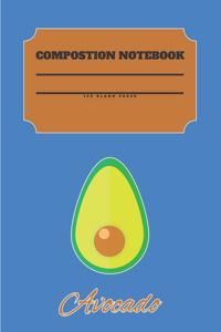 Avocado Composition Notebook 120 Pages