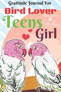 Gratitude Journal for Bird Lover Teens Girl