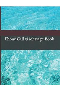 Phone Call & Message Book