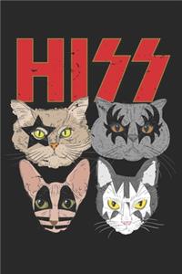 Hiss Funny Cats Kittens Rock Rockin