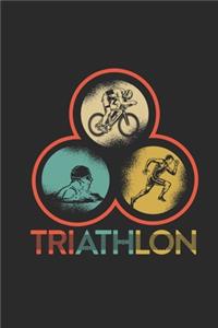 Triathlon: Triathlon Notebook, Dotted Bullet (6" x 9" - 120 pages) Sports and Recreations Themed Notebook for Daily Journal, Diary, and Gift