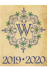 Weekly Planner Initial Letter 