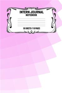 Intern Journal Notebook 55 Sheets/110 Pages
