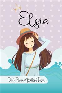 Elsie Daily Planner Notebook Diary