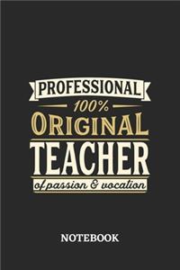 Professional Original Teacher Notebook of Passion and Vocation