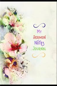 My Sermon Notes Journal